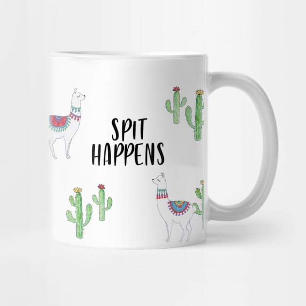 Llamas. Spit Happens by Dessi Designs